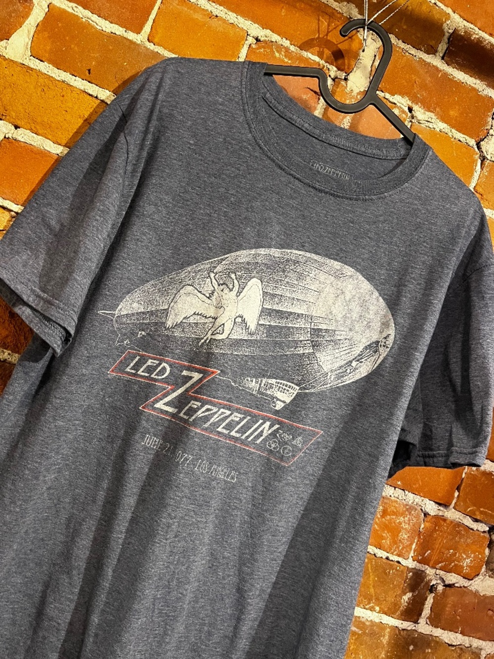 Led Zeppelin June 21, 1977 Graphic Tee Shirt